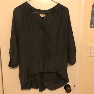 Charcoal blouse